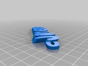 jimena organización personalizado 3d print model - Mito3D