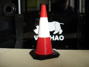 cône du trafic jouet jeu accessoires 3d print model - Mito3D