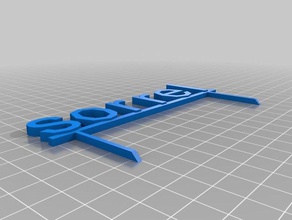 l'oseille des signes les logos personnalisé 3d print model - Mito3D