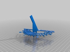 san antonio texas sand sundial easy accurate 3d printing customized 3d print model - Mito3D