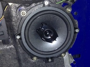 mercedes benz w639 speaker adapter plate vito viano automotive speakers holder 3d print model - Mito3D