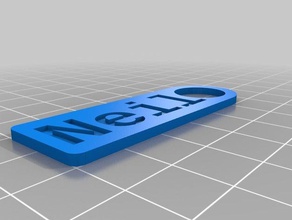 neil simplekey-tag - Organisation angepasst 3d print model - Mito3D