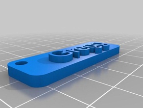 gregg nome do tag sinais logotipos personalizado 3d print model - Mito3D