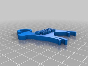 bentley dog tag de porte-clés personnalisé 3d print model - Mito3D