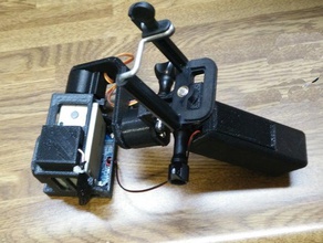 gopro hero2 gimbal si inserisce standard supporti fotocamera 3d print model - Mito3D