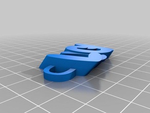 lucy keyring keyfob organization customized 3d print model - Mito3D