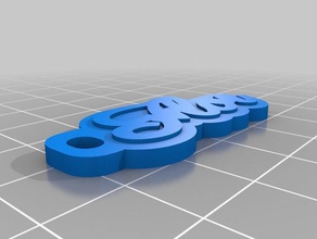flor 1 keychains customized 3d print model - Mito3D
