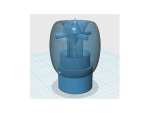 waterair valvola jet ingegneria 3d print model - Mito3D