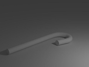 candy cane 3d printing 3d print model - Mito3D
