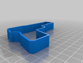 pistola cookie cutter cucina pranzo i a cottura strumento 3d print model - Mito3D