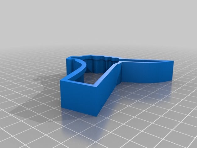 faca do cortador a cozinha jantar cookies cozinhar haloween mão stab esfaqueamento ferramenta 3D print model - Mito3D