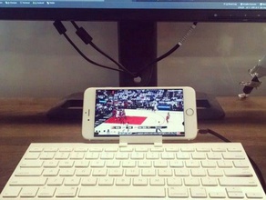 móvel de telefone do suporte teclado mac android o ipad mini iphone nexus 3d print model - Mito3D