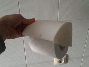 cuarto de baño papel higiénico - sujeta ph agua bao las oab diseño diseo diseua higienico los hogares kagar komuna mear papera 3d print model - Mito3D
