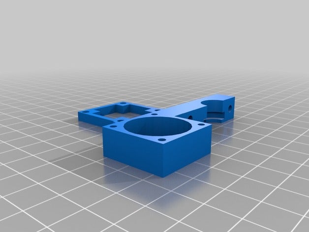 e3d halterung mit l&uumlfter printer parts velleman k8400 3D print model - Mito3D