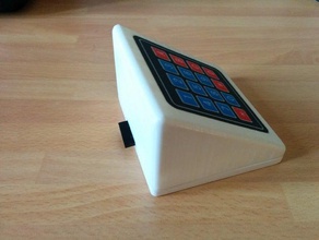 caso teclado 4x4 eletrônica 3d print model - Mito3D