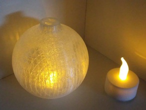 x-mas adorno led candelita decoración 3d print model - Mito3D