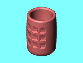geo cup household 3d print model - Mito3D