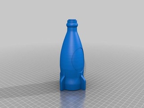 nuka cola bottle cap food drink fallout 3d print model - Mito3D