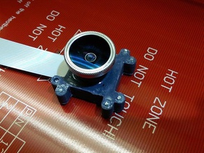 housing rev 13 5mp webcam video camera module board raspberry pi 3d printer accessories case 3d print model - Mito3D