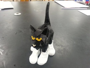 pete chat animaux de livres les enfants la littérature chaussures jouet 3d print model - Mito3D