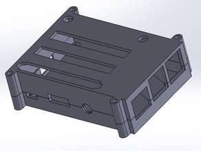 custodia raspberry pi 2 triple gpio multiplexing scheda di espansione hobby raspberrypi caso raspi 3d print model - Mito3D