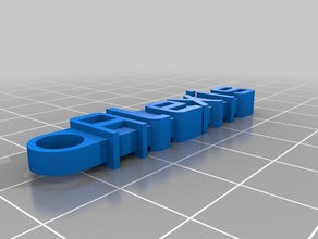 test chain organization customized 3d print model - Mito3D