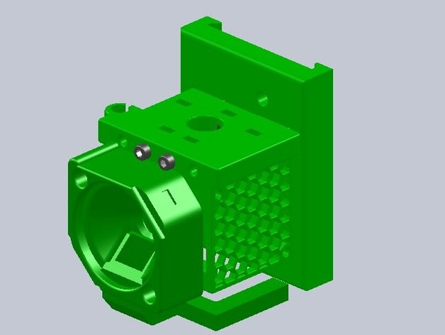 sunhokey fdm-échangeables outil herramienta intercambiable v00 3d de l'imprimante extrudeuses lit taille construction changeur ventilateur refroidissement échangeur la chaleur du hephestos makeredchallenge buse prusa i3 rework d'outils x-transport x-chariot montage x-carro z-hauteur 3D print model - Mito3D