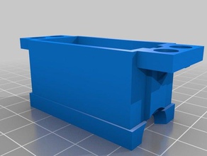 servo-mount-Kabel-Loch Robotik 3d print model - Mito3D