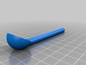 lisa measuring spoon kitchen dining customized 3d print model - Mito3D