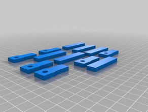 carrera track pins 3d printing 3d print model - Mito3D