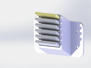 compact-flash-Speicher-Halter 6 Karten tool Inhaber - Boxen cf-Karte cf-card-Inhaber compact-flash-Halter 3d print model - Mito3D