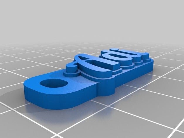 adi keychains customized 3D print model - Mito3D