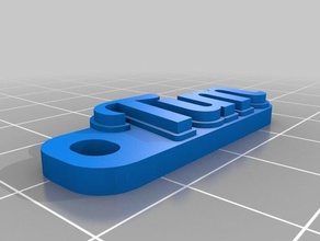 tim de porte-clés personnalisé 3d print model - Mito3D