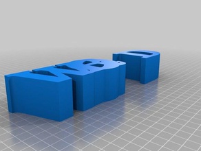 my customized letters other 3d print model - Mito3D