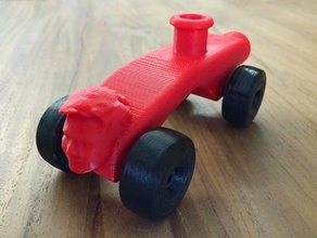 aire impulsado coche doctatur mecánica los juguetes jouet replicador voiture globo de 3d print model - Mito3D