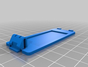Pil kapağı sharp aquos uzaktan yedek parçaları 3d print model - Mito3D