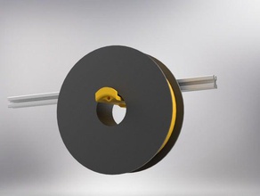 filament spool holder 2020 extrusion 3d Drucker Teile Aluminium-extrusion 3d print model - Mito3D