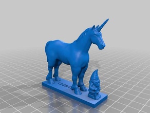 unicorngnome de navidad exploraciones réplicas 3d print model - Mito3D