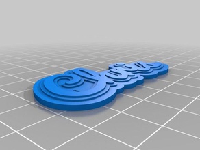 geschenk chris Anahtarlık özelleştirilmiş 3d print model - Mito3D