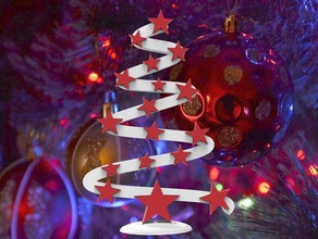 feliz navidad 11 decoración la de adorno el árbol los árboles merrychristmas 3d print model - Mito3D