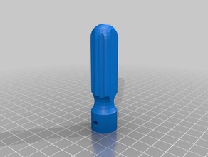 drill bit handles 4 mm tools customized 3d print model - Mito3D