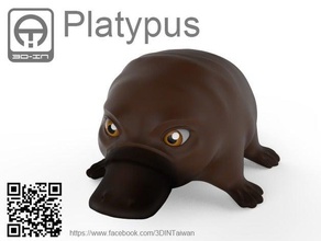 platypus 3d les imprimantes animal poupées jouet 3d print model - Mito3D