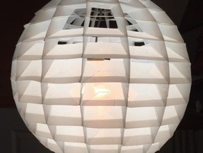 lamp shade indirect lighting decor 3d print model - Mito3D