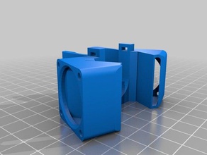 e3d v6 fan dust printer parts 3d print model - Mito3D