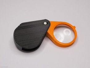 parametrische Klapp-Lupe sport im freien 3d print model - Mito3D