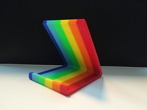 simple ipad stand tablet 3d printed holder 3d print model - Mito3D
