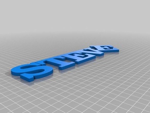 meine angepasste variable Wort Skulptur Skulpturen 3d print model - Mito3D