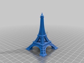 copy eiffel tower buildings structures 3d print model - Mito3D