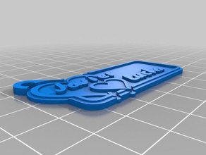javier lucha Schlüsselanhänger angepasst 3d print model - Mito3D