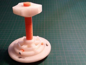 support bobine vertical spool holder 3d printer accessories filament 3d print model - Mito3D